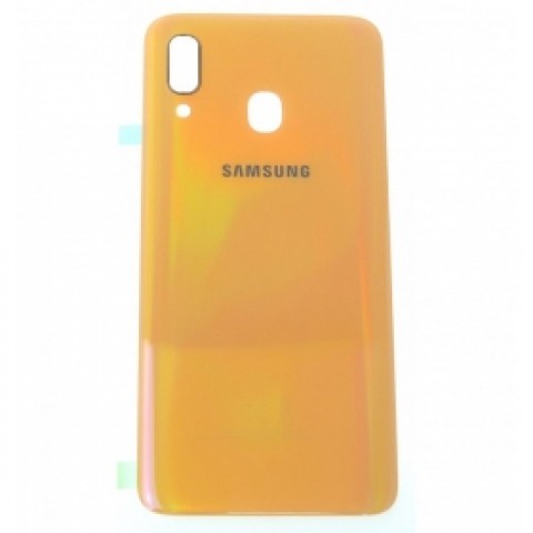 Galinis dangtelis Samsung A405 Galaxy A40 2019 coral orange HQ